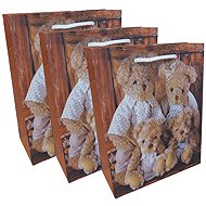 Goba 8600084 Medvídci, 22,5 × 18 cm, 3 ks - Gift Bag