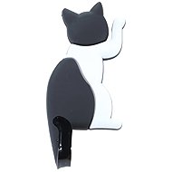 COLEKTIO Cat-Shaped with Bendable Tail, Black/White - Magnet