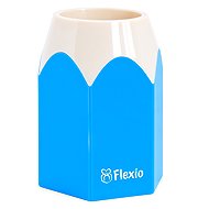 FLEXIO Stojánek ve tvaru pastelky, modrý - Pencil Holder