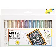 FOLIA Basic pen, set of 12 colours - Chalk