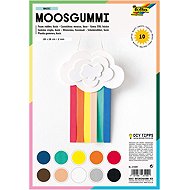 FOLIA Basic craft foam 20×29cm, 2mm, 10 sheets, assorted colours - Moosgumi Foam Rubber