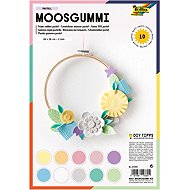 FOLIA Pastel 20×29cm, 2mm, 10 sheets, mixed colours - Moosgumi Foam Rubber