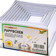 FOLIA Square, white, set of 12 - Small Gift Box