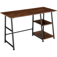 TecTake Paisley 120 × 50 × 73,5 cm, brown - Writing Desk