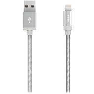 KANEX Lightning to USB 1.2 m LED MFI Silver - Data Cable