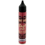 Cadence Metallic contour 25 ml, red - Acrylic Paints