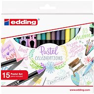 EDDING Pastel Celebrations, sada 15 barev - Popisovač