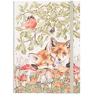 Wrendale Designs Flexible notebook B6 Foxes - Journal