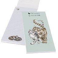 Wrendale Designs Shopping list with magnet Cats - Notepad