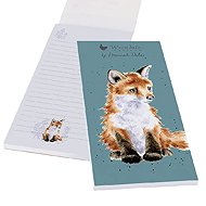 Wrendale Designs Shopping list with magnet Fox - Notepad
