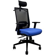 OFFICE MORE Office chair DVIS blue with headrest - Office Chair