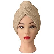 Kaptan Hair turban waffle, beige - Turban