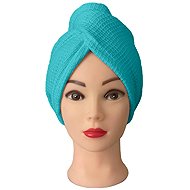 Kaptan Hair turban waffle, turquoise - Turban