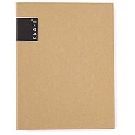 Cardboard P+P Karis A4 laminated KRAFT nature - Notepad
