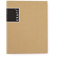 Cardboard P+P Karis A5 laminated KRAFT nature - Notepad