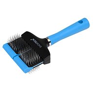 Show Tech+ Flex Groom Brush - Double Solid Wire, Blue - Dog Brush