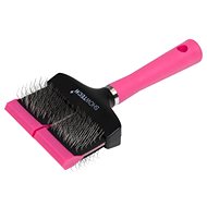Show Tech+ Flex Groom Brush - Double Soft Wire, Pink - Dog Brush