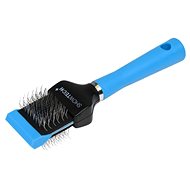 Show Tech+ Flex Groom Brush - Solid Wire Single, Blue - Dog Brush