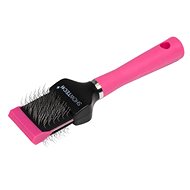 Show Tech+ Flex Groom Brush - Soft Wire Single, Pink - Dog Brush