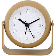 Karlsson Analog alarm clock BUNKY, diameter 9 cm, yellow - Alarm Clock