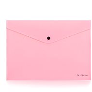 Karton P+P A4 PP envelope with print PASTELINI pink - Document Folder