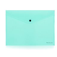 Karton P+P A4 PP envelope with print PASTELINI green - Document Folder