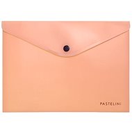 Karton P+P A5 PP envelope with print PASTELINI apricot - Document Folder