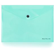 Karton P+P A5 PP envelope with print PASTELINI green - Document Folder