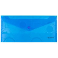 Karton P+P Envelope DL PP with button NEO COLORI blue - Document Folder