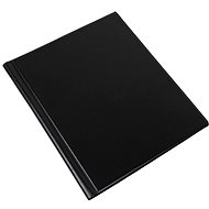 Cardboard P+P Driver's folder A4 plastic quick-clamp black - Document Folder