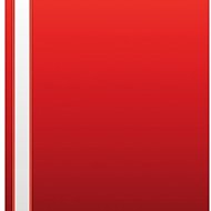 Cardboard P+P A4 PP red - Document Folder