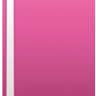 Cardboard P+P A4 PP pink - Document Folder