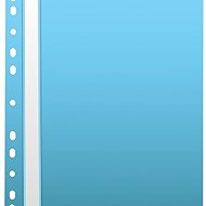 P+P A4 PP hanging cardboard light blue - Document Folder