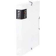 Karton P+P Opaline clear PP box with rubber A4 - Document Folder