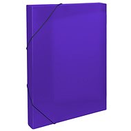 Karton P+P Opaline A4 - PP box with rubber - Document Folder