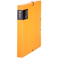 Karton P+P Opaline orange PP box with rubber A4 - Document Folder