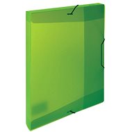 Karton P+P Opaline green PP box with rubber A5 - Document Folder