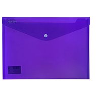 Karton P+P A4 envelope with print - purple - Document Folder