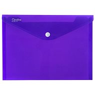 Karton P+P A5 envelope with print - purple - Document Folder