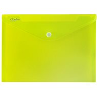 Karton P+P Lime green envelope with print A5 - Document Folder
