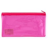 Karton P+P Neon pink envelope with zipper DL - Document Folder
