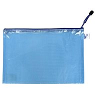 Karton P+P Blue mesh envelope with zipper A5 - Document Folder