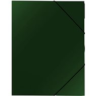 Cardboard P+P Sloha PP with rubber A4 - Classic green - Document Folder