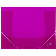 Karton P+P ELECTRA pink folding folder with rubber - Document Folder