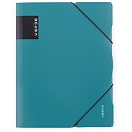 Cardboard P+P Folders with rubber A4 PP - VERDE milano - Document Folder