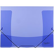 KARTON P+P Opaline Mappe mit Gummi A4, blau - Dokumentenmappe