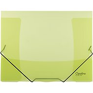 KARTON P+P Opaline Mappe mit Gummi A4, grün - Dokumentenmappe