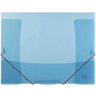 Karton P+P Lines blue - Folders with rubber - Document Folder