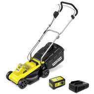 KÄRCHER Rotary Lawnmower AKU LMO 2-18 Battery Set, 18 V (1 × 5 Ah) - Cordless Lawn Mower