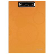 Karton P+P Double folder A4 laminated NEO colourI orange - Clipboard